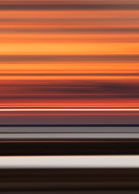 Marshland Sunset Abstract Photography Art | Silver Sun Photography