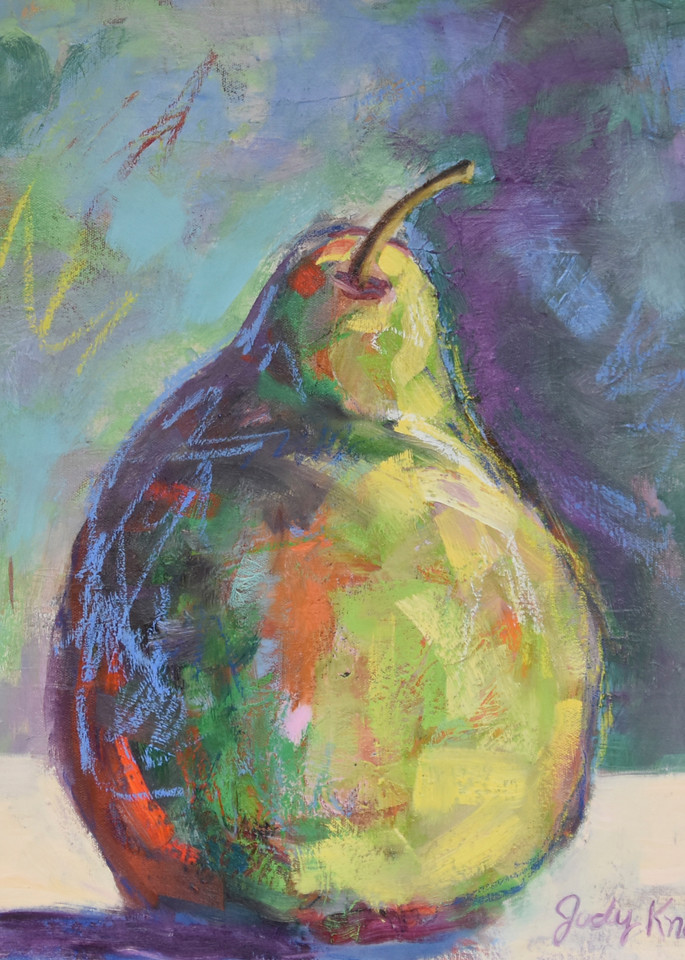 One Single Pear Art | KnottJust Art