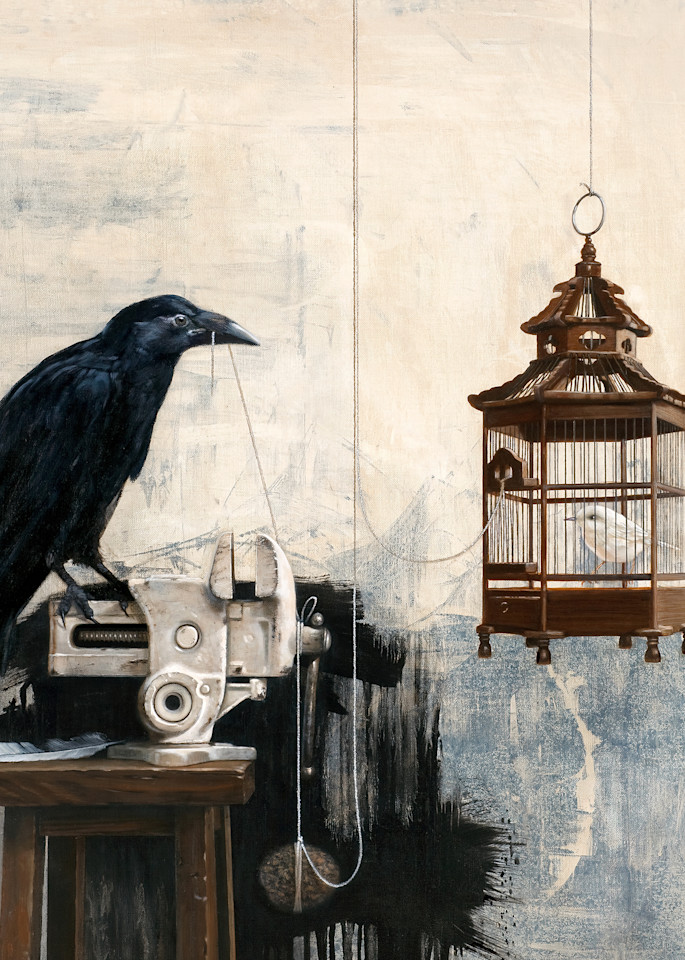 Atonement | Richard Hall print | mythology | Raven, vice, contraption 