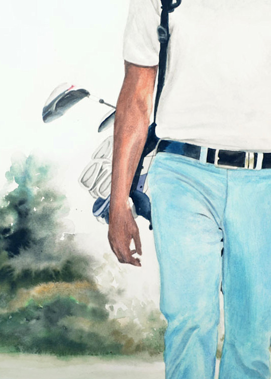 Golfer Art | Julie Berthelot
