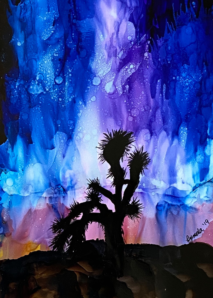 Starry Night In Joshua Tree Art | Lynda Frautnick Fine Art