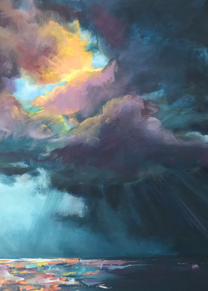 Giclee Print "Through the Storm" Ocean Landscape