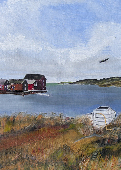 Linesøya Havn   Painting Art | Light Pixie Studio