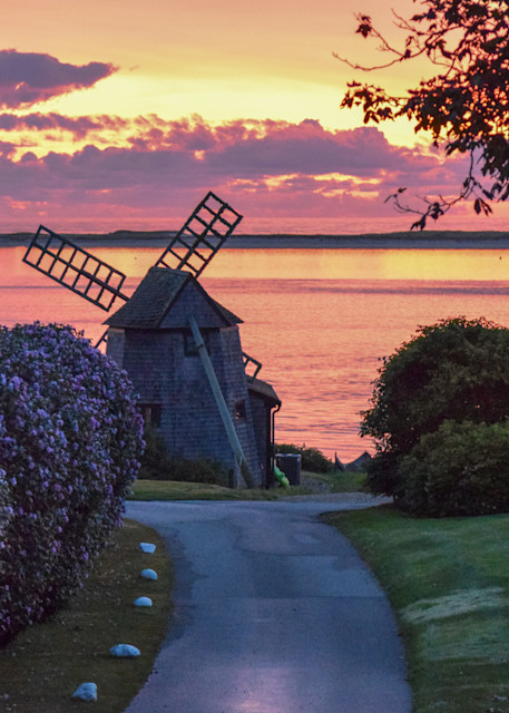 Shore Road Windmill Photography Art | The Colors of Chatham