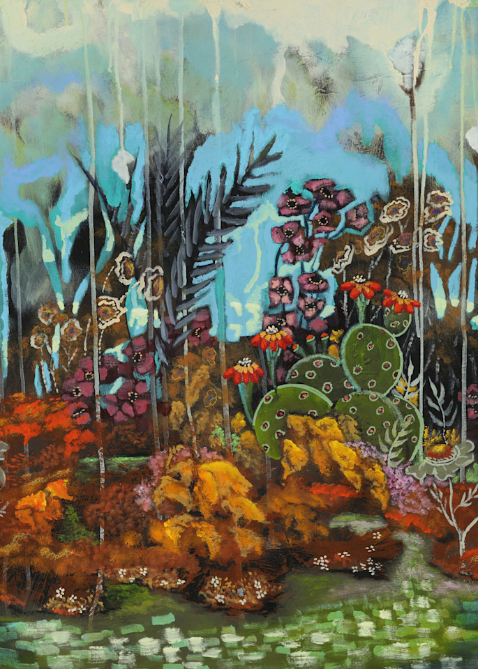 A Desert Reef painting by Kathy Q Parks