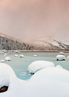 Winter Storm, Donner Lake Art | The Carmel Gallery