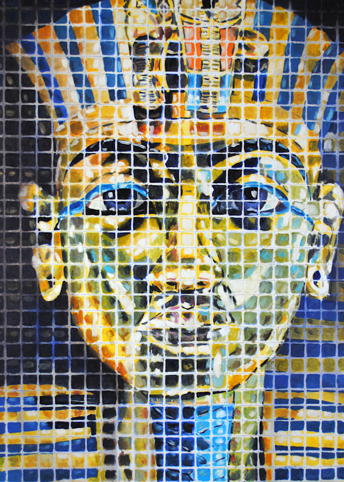 King Tuts Golden Crown Art | TRand Art Studio & Gallery