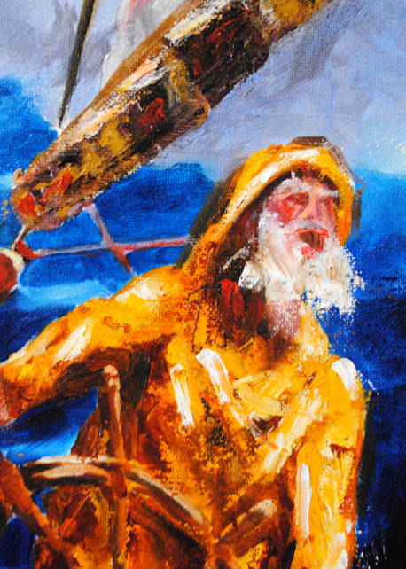 ancient mariner, old man and the sea, painting, art literature, sailor, ancient mariner