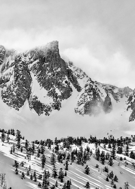Eastern Sierra Nevada Peak And Snow Bowl Art | Leiken Photography