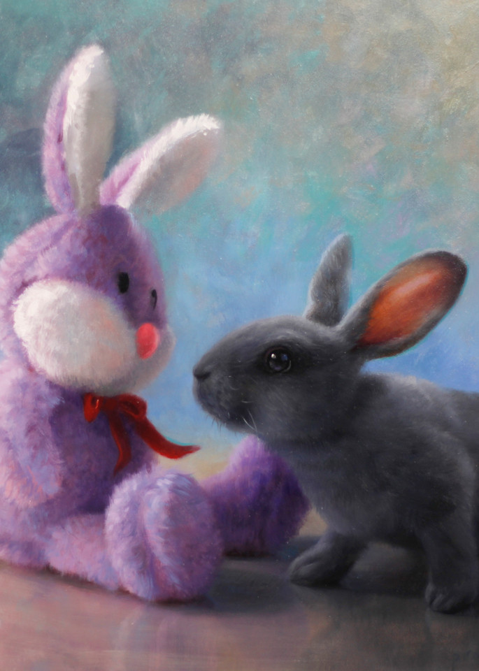 Bunny Love Art | Romanova Art
