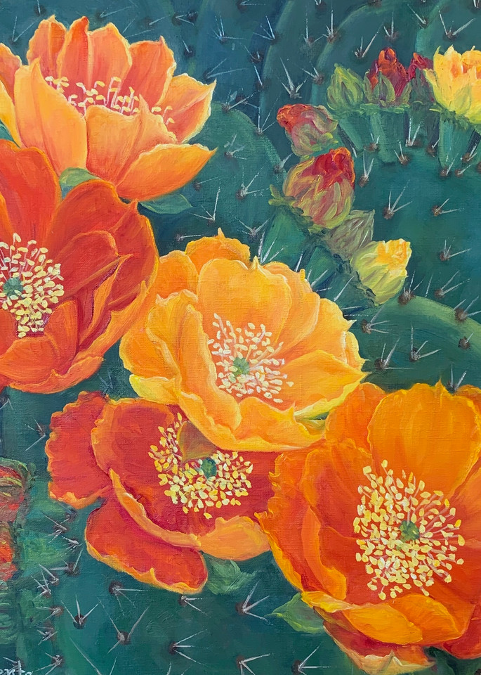 Cactus Beauties Art | Marsha Clements Art