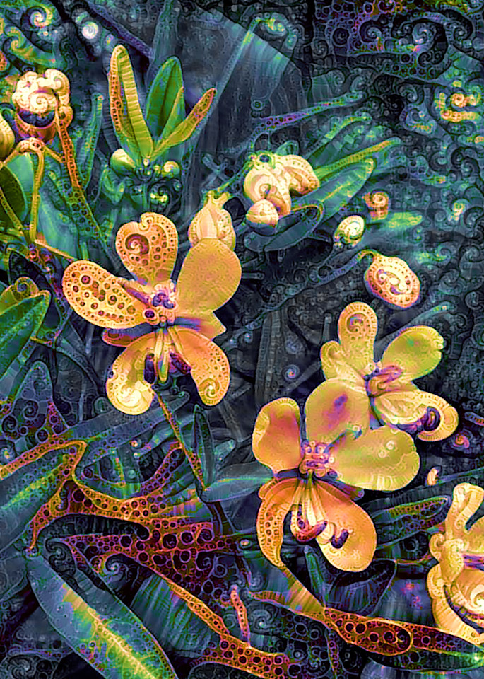 Clerodendrum | Magic Garden No.2 Art | SkotoArt