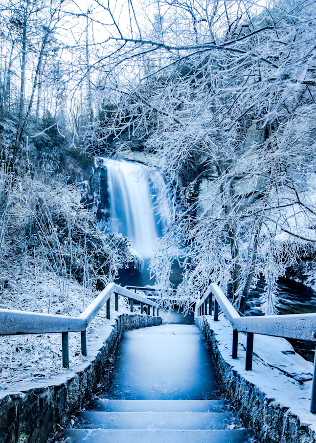 Winter Waterfall Photo Print for Purchase