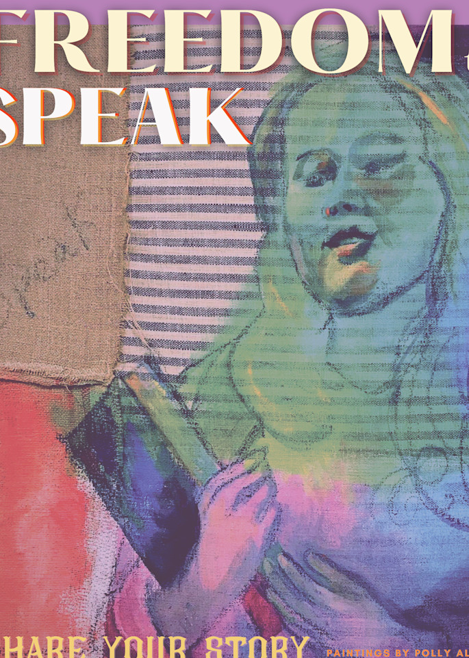 Freedom To Speak Art | Polly Alice Design