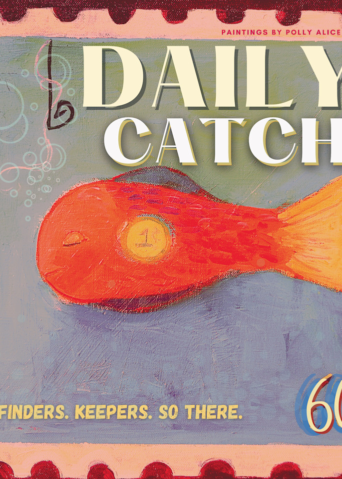 Daily Catch Stamp Art | Polly Alice Design