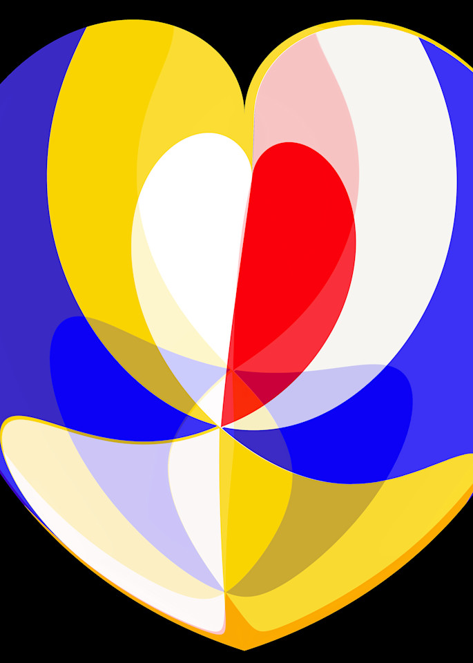 Red White Yellow Blue Pinwheel pol coord  flexhyperbolic 3 werner