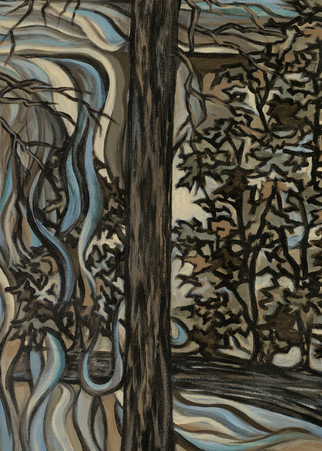 Misty Trees 2 Art | Kim P. Bartholomew