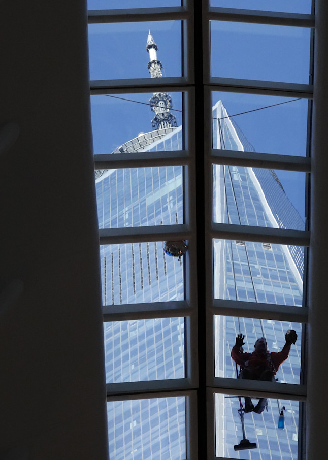 Window Washer At The The Oculus, World Trade Center  Sony Rx10 M4 Photography Art | Jim Cummins, Imagery