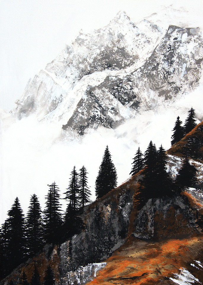 Landscape Mountain Painting | Niki Baker 