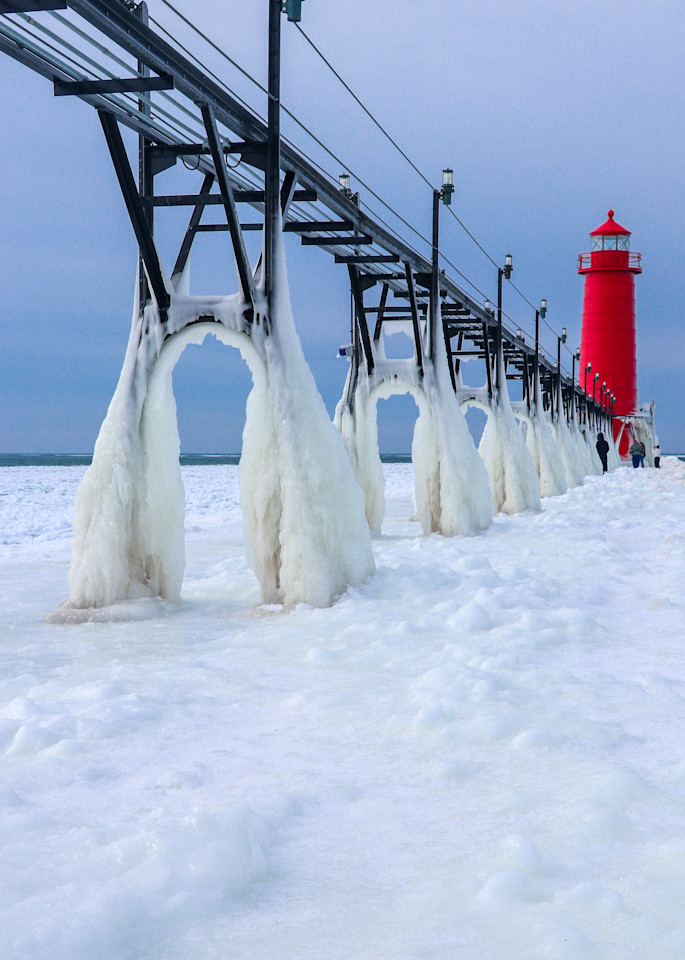 Grand Haven Lighthouse Winter  2 Photography Art | Ray Marie Photography 