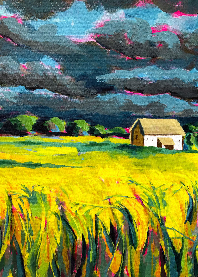Farm Landscape Painting | Niki Baker Art