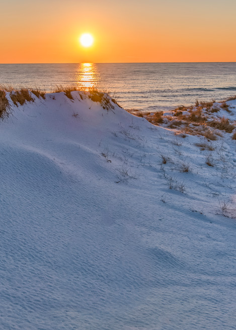Brodie Aquinnah Winter Sunset Art | Michael Blanchard Inspirational Photography - Crossroads Gallery