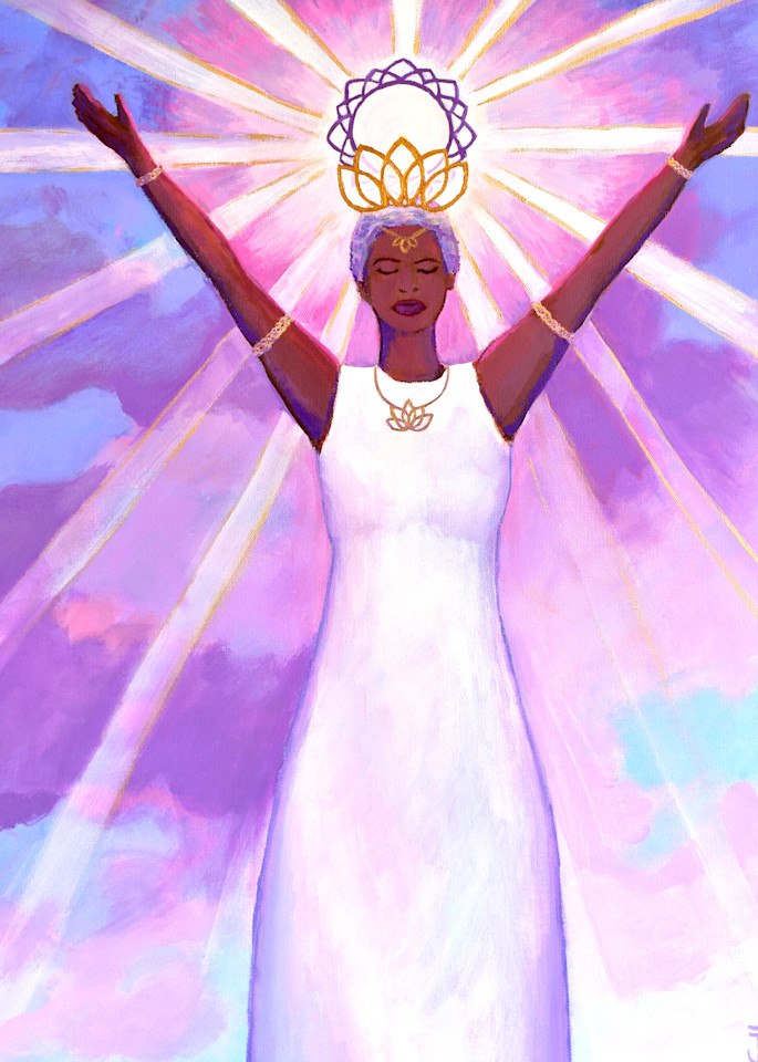 Divine Queen, art by Jenny Hahn