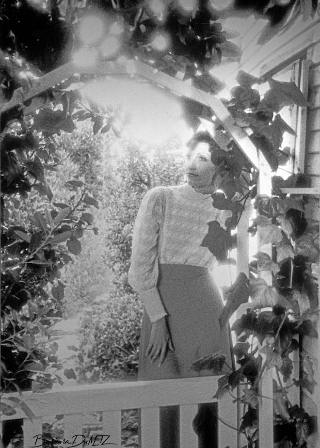Daydreaming In The Garden (Black & White) Photography Art | Barbara DuMetz