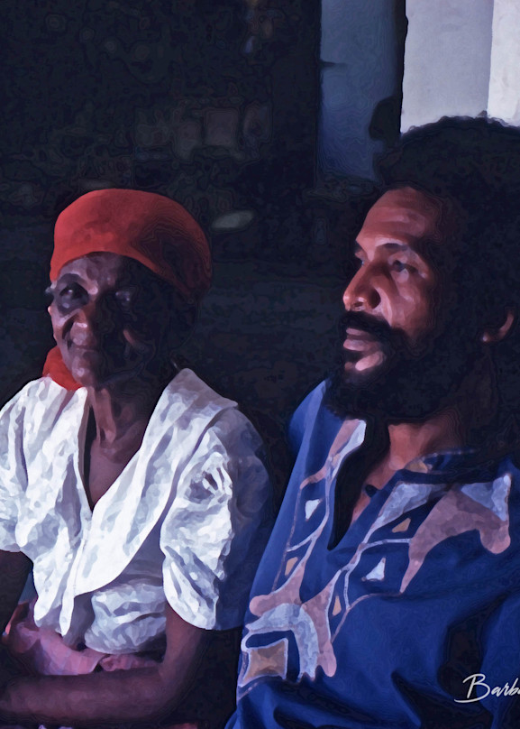 Ali And Elder (Kingston, Jamaica)(Color) Photography Art | Barbara DuMetz