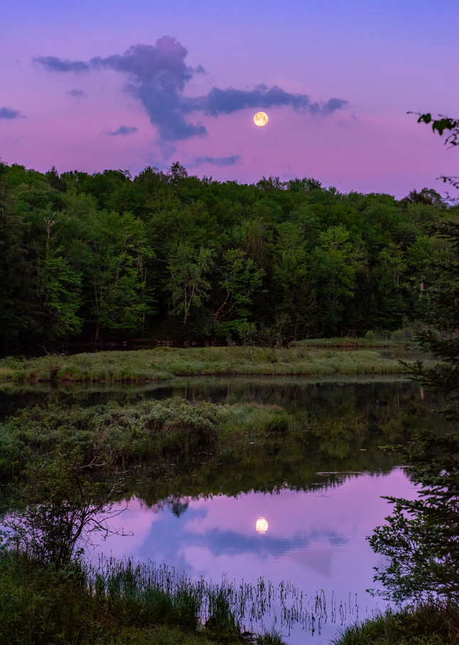 Moose River Moon Photography Art | Kurt Gardner Photography Gallery