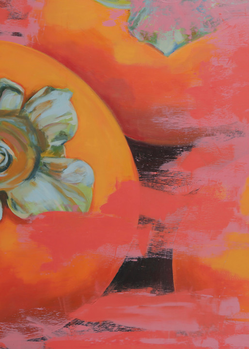 Hot Persimmons Art | Woven Lotus Art Gallery