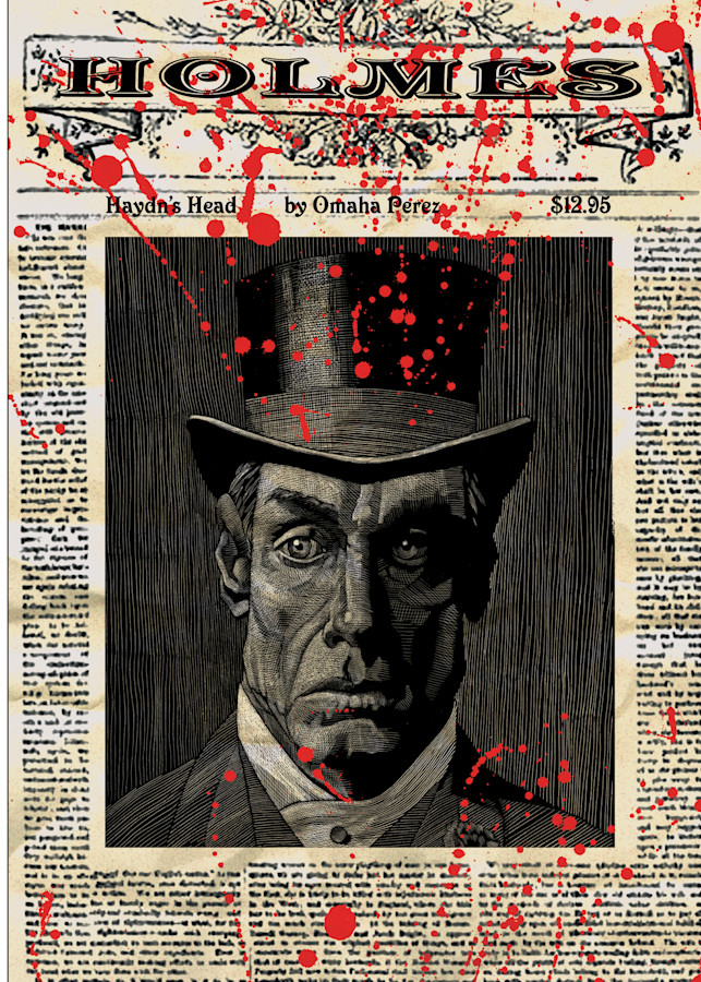 HOLMES Graphic Novel Cover -IGGY POP/SHERLOCK HOLMES Mash-up- (AiT edition) by Omaha Perez
