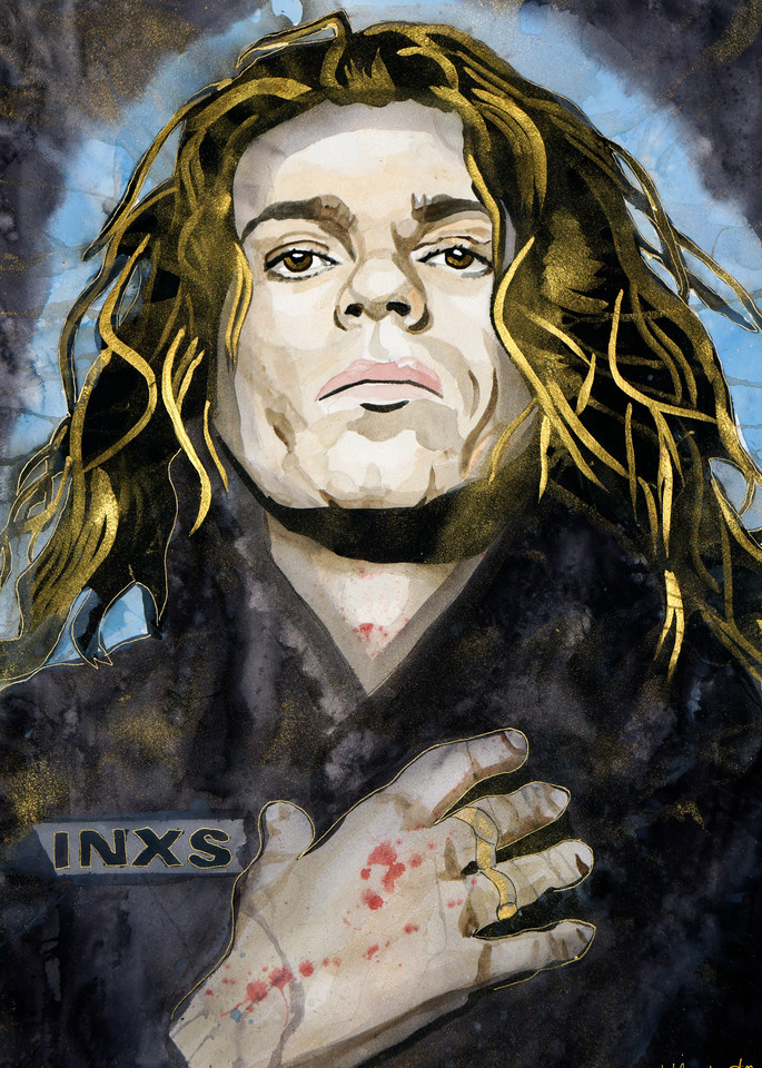 Michael Hutchence Lf Art William K. Stidham heART Art
