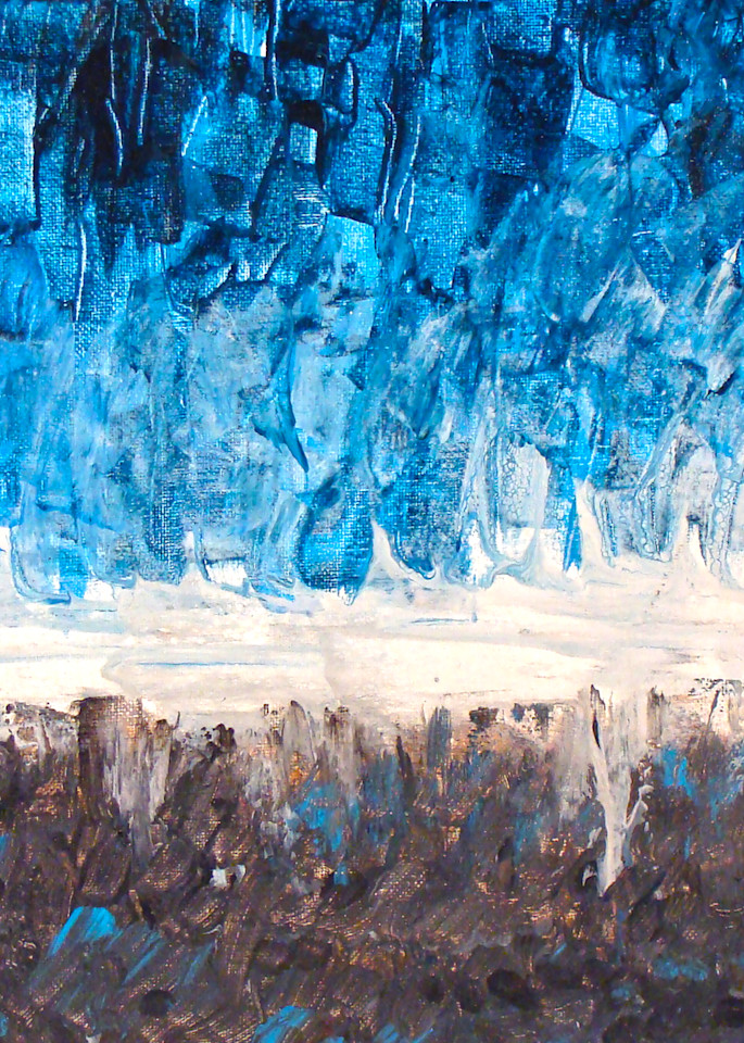 Abstract No. 4 "Winter's Rime" Art | Skip Gosnell Artworks & Design