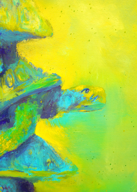Turtles Green Detail 2 Art | S Pominville