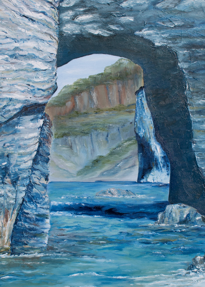 Mediterranean Cliffs Art | Drivdahl Creations