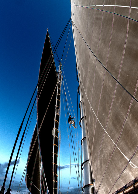  Mast, Man & Sail #6 Photography Art | Pacific Coast Photo