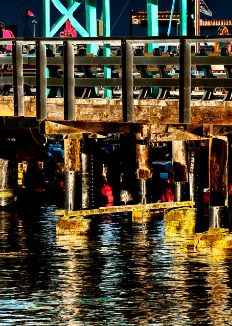 Pier Reflections Photography Art | Pacific Coast Photo
