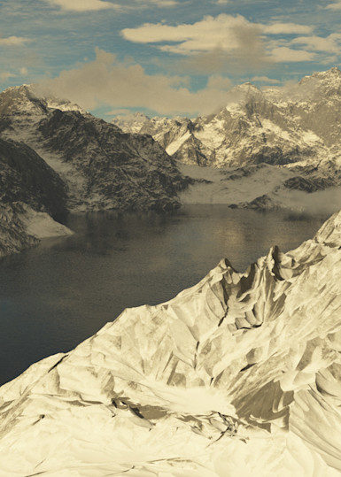 Alpine Lake Art | Robert Duvall Landscape Paintings