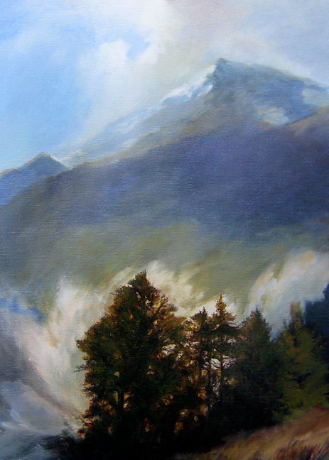 High Sierra Morning Light Art | Robert Duvall Landscape Paintings