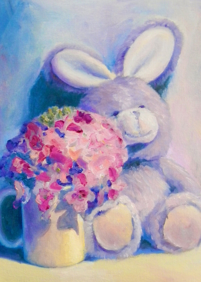 Teddy Bunny Art | Edi Matsumoto Fine Art