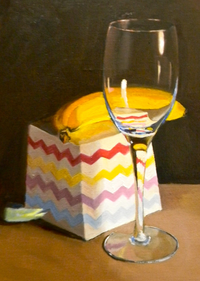 Still Life With A Wine Glass Art | Edi Matsumoto Fine Art
