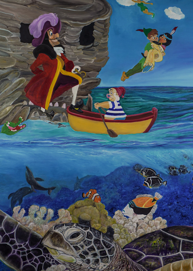 "Hooks Fantasy Island" Art | Fantasy Art By Judee