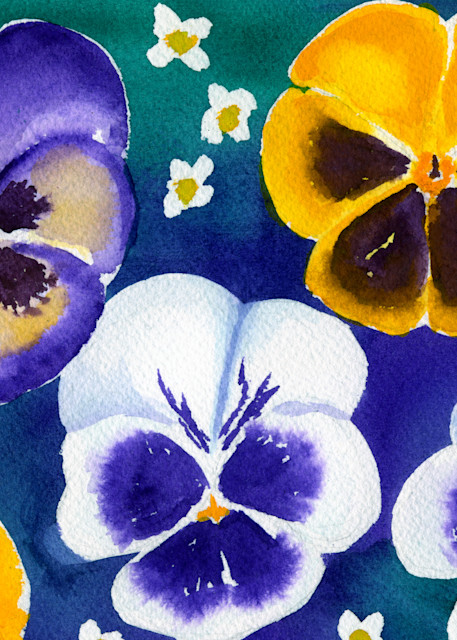 Say It With Flowers  Pansies Art | Jeanine Colini Design Art