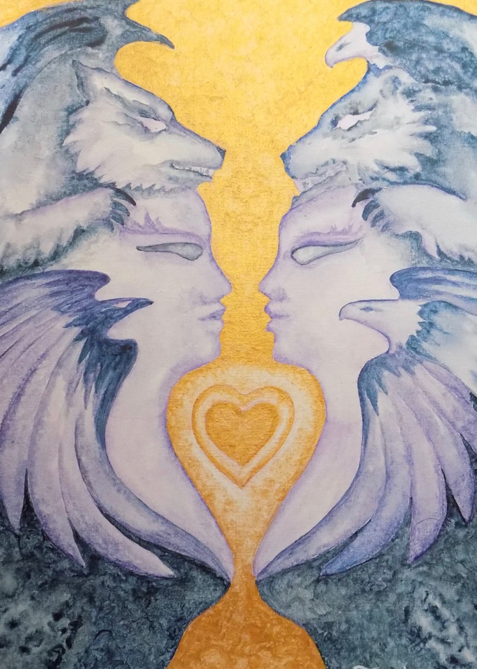 Goddess Guardians Of The Golden Heart Art | treshamgregg - spiritart