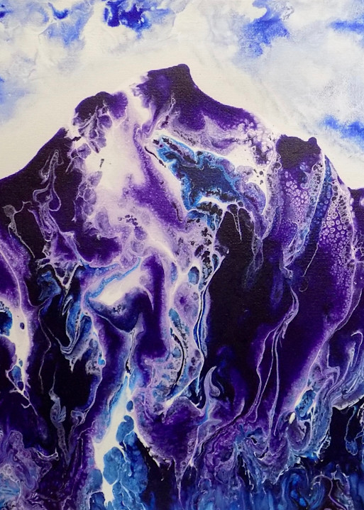 Purple Mystic Mountains Art | treshamgregg - spiritart