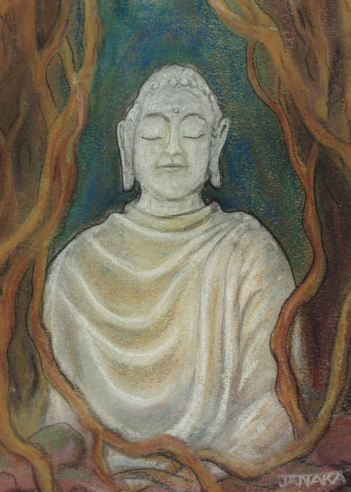 Buddha Among The Roots Art | janakastagnaro