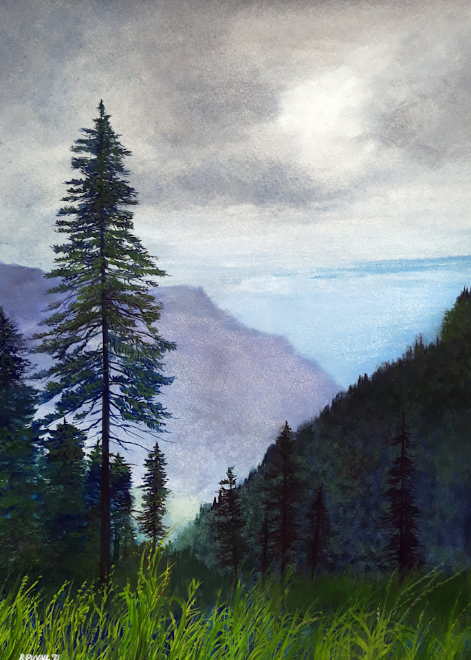 Grey Mountain Morning Art | Robert Duvall Landscape Paintings