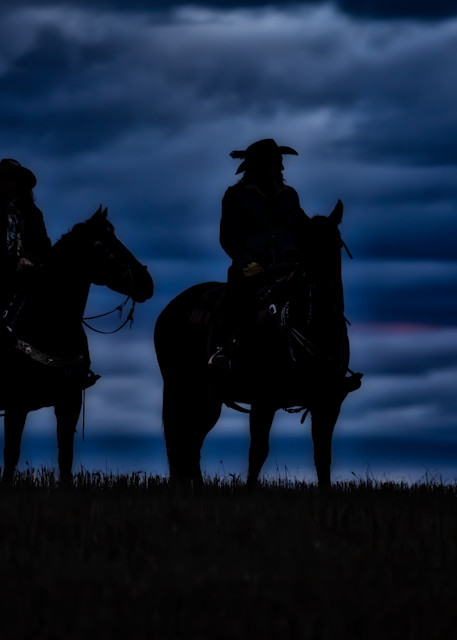 Sunrise Horse and Rider Silhouette