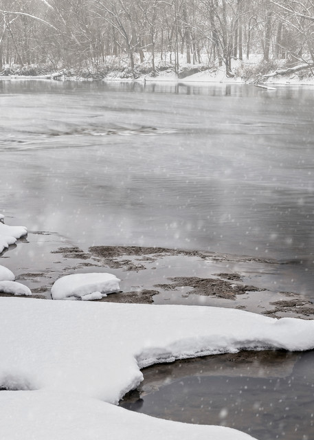  River Snow Photography Art | Images of the Ozarks, Photography by Steve Snyder